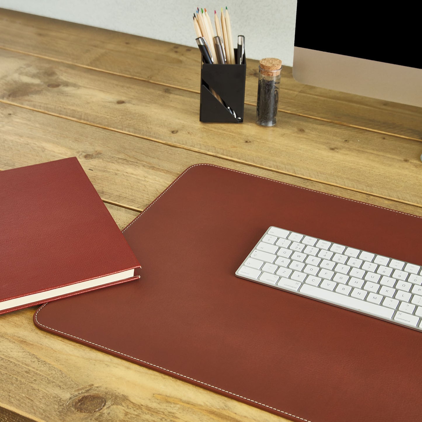 Brown Desk Mat