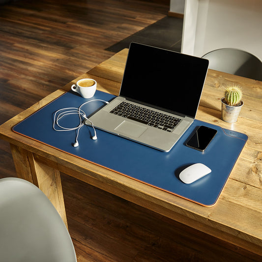 Blue Desk Mat