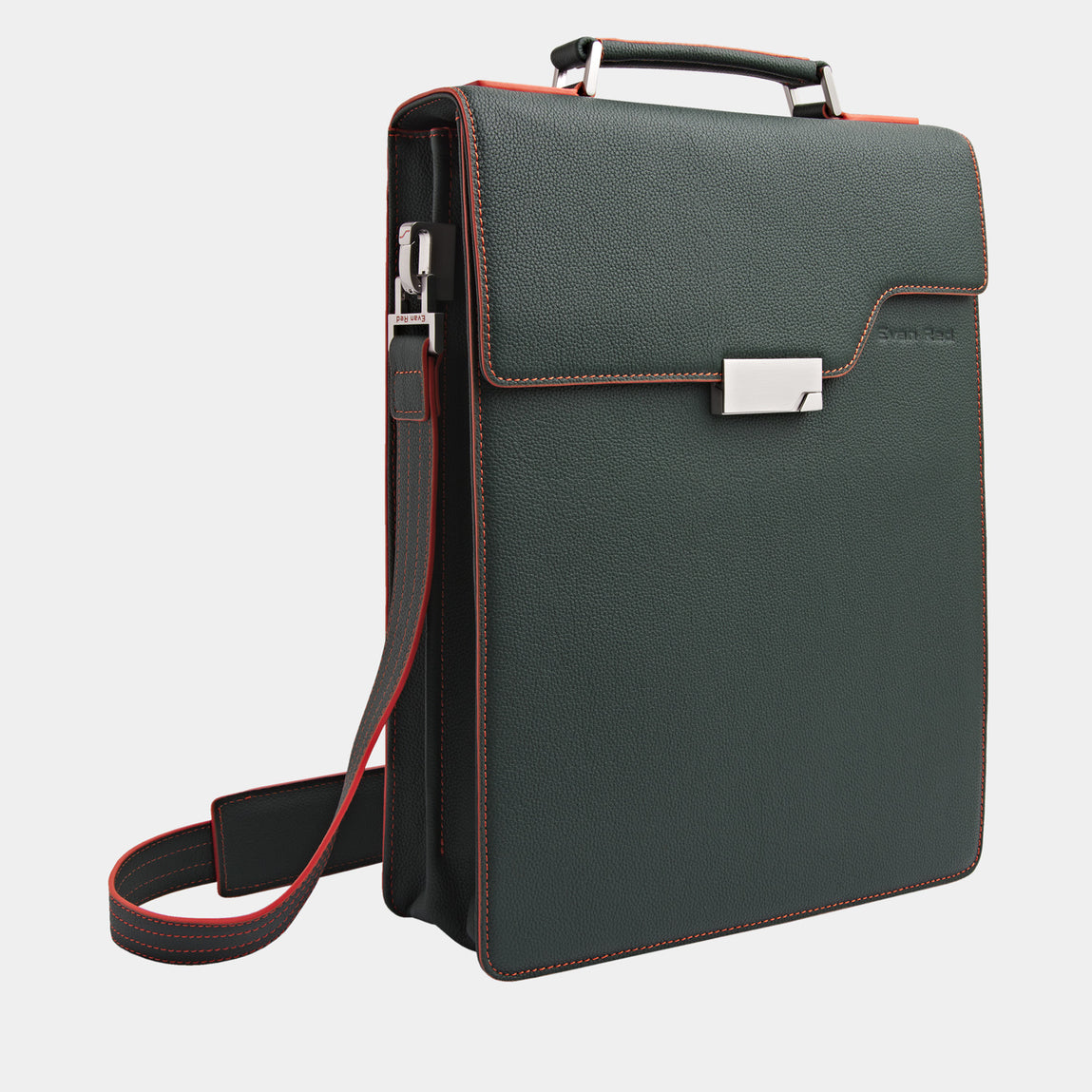 Leather Computer Briefcase Backpack